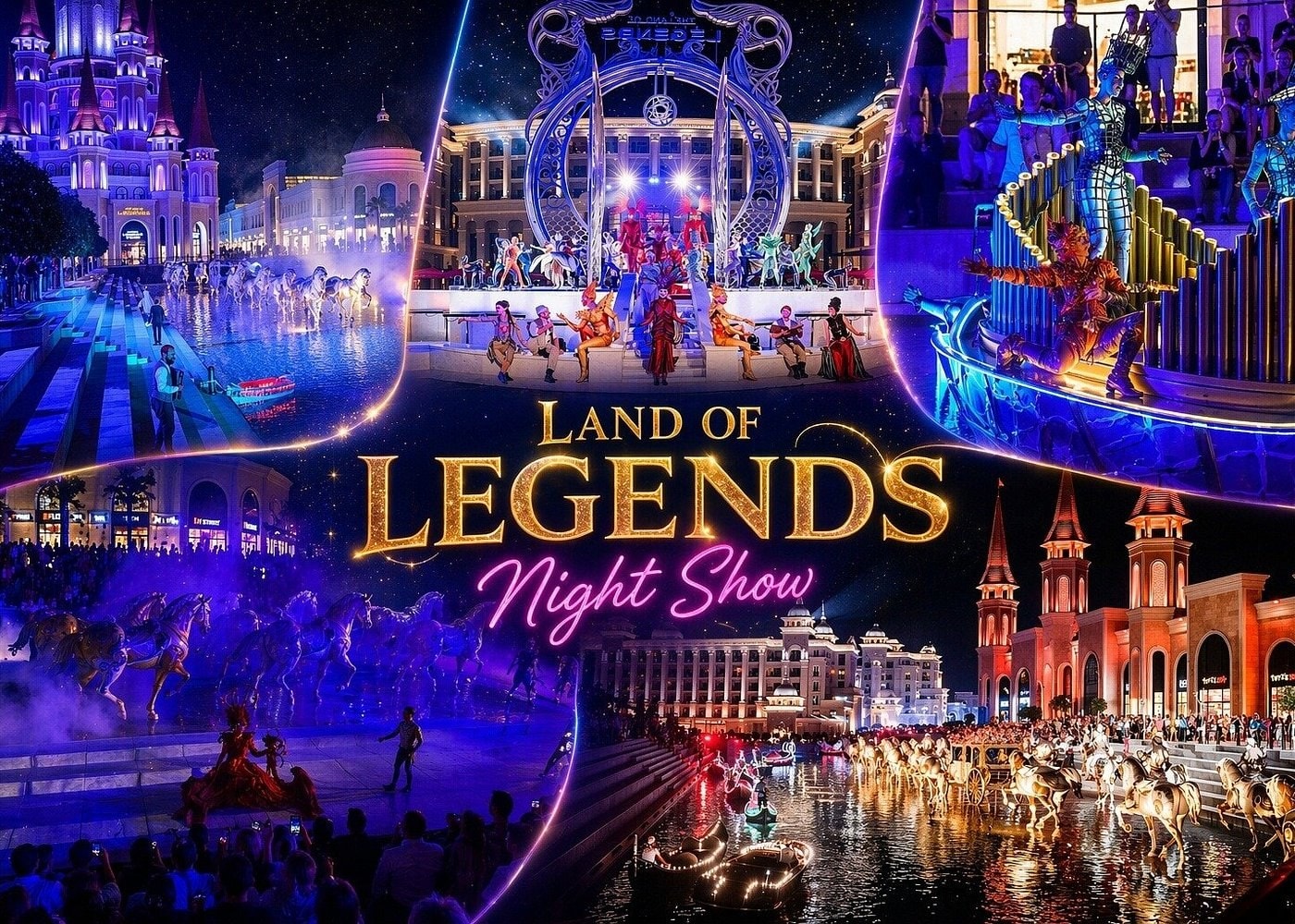 Ночное шоу Land of Legends из Белека