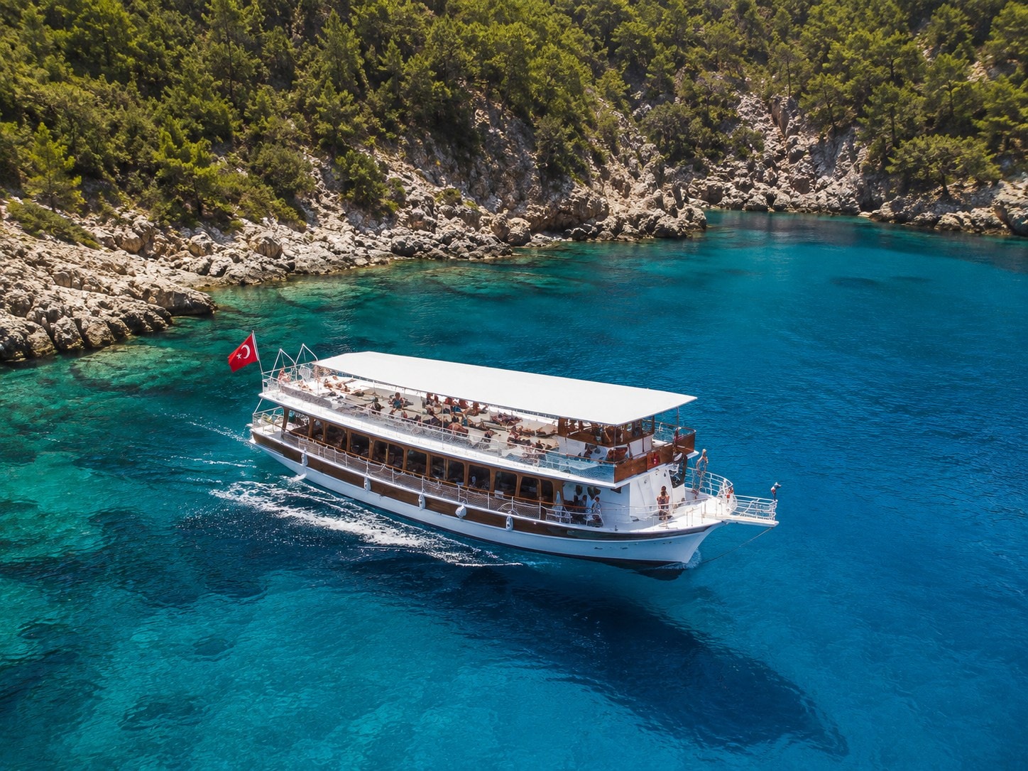 Морская прогулка по бухтам Мармариса