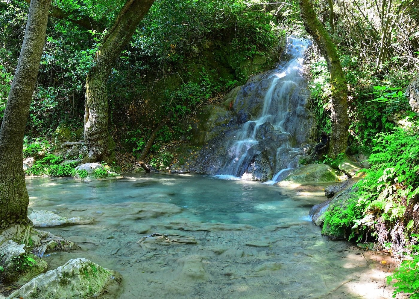 Водопад Тургут и купание